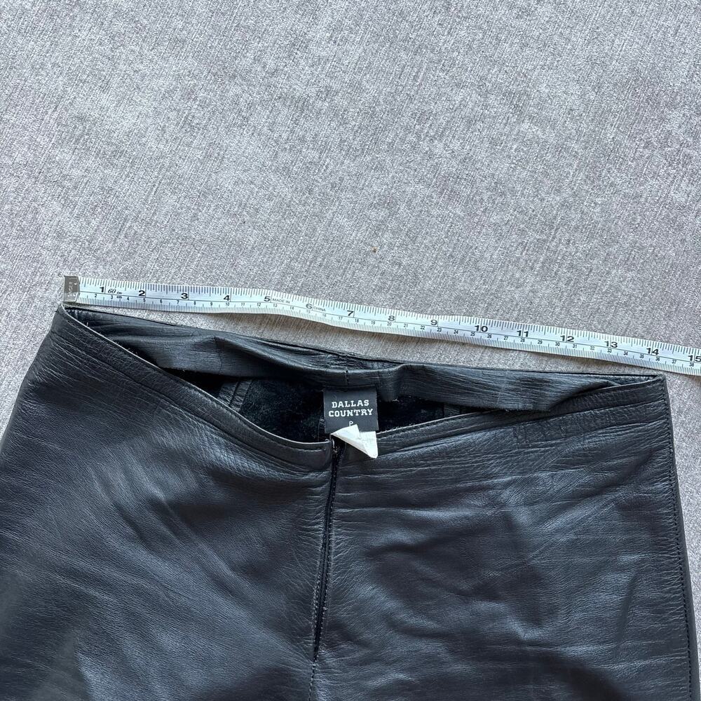 Genuine Black Leather Pants - Picture 5 of 6